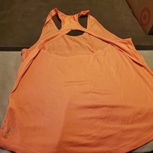 Orange vented back tank